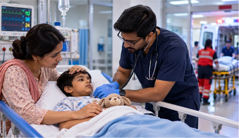 pediatric emergency hospital in Jaipur