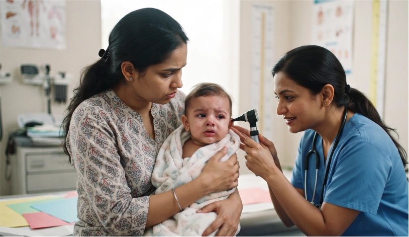 RSV infection in babies